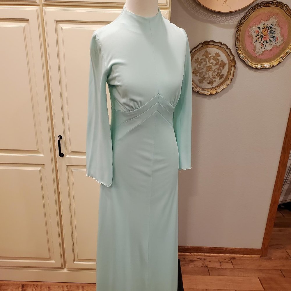 Vintage Mint Full Length Dress